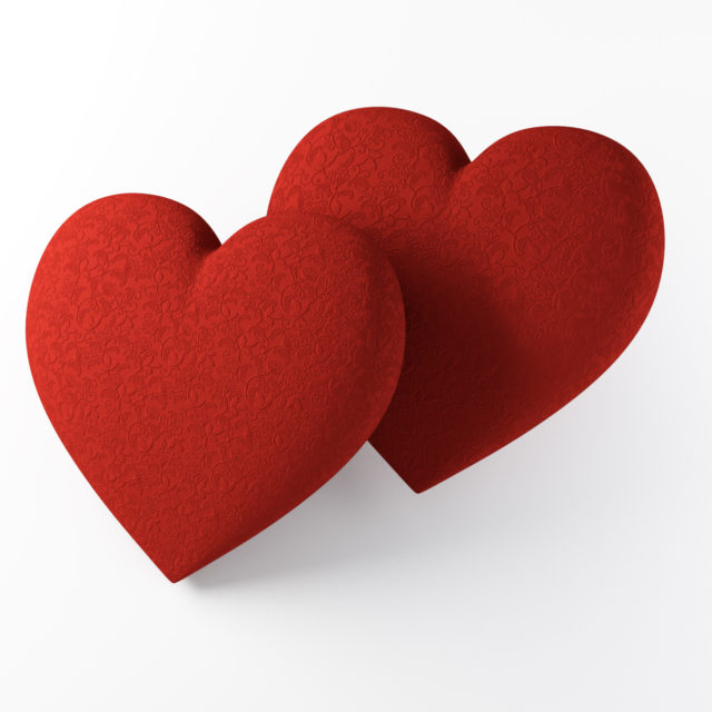 Free photo - Valentine hearts illustration